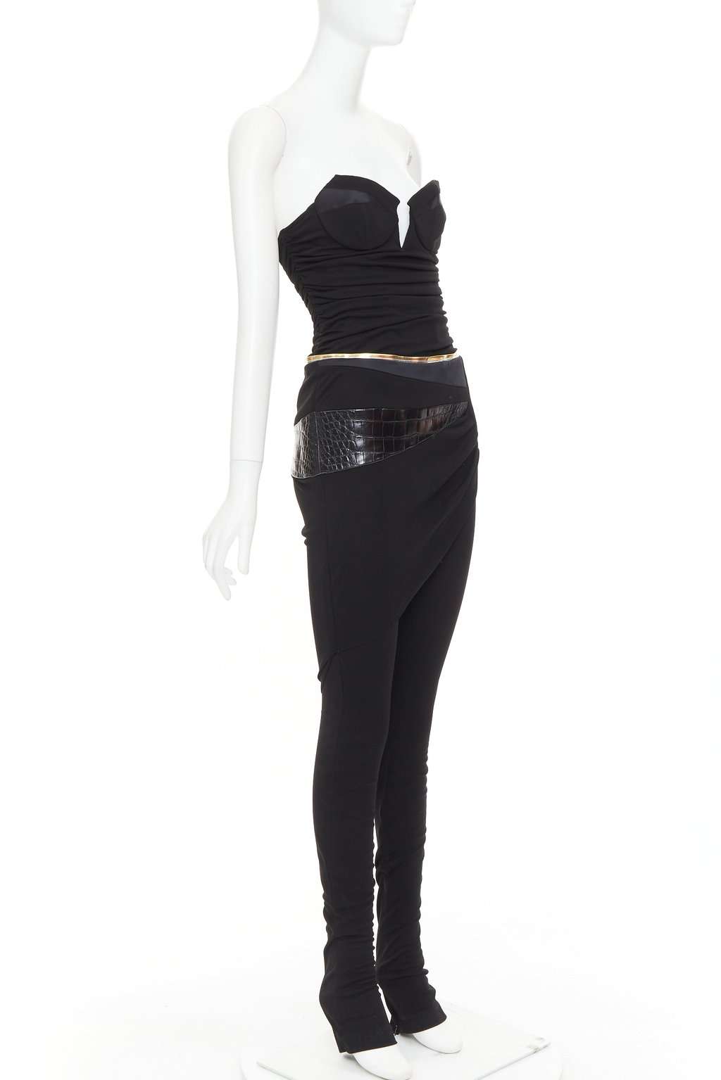 Alexandre Vauthier Black Jumpsuit Black Very good condition - Inside View