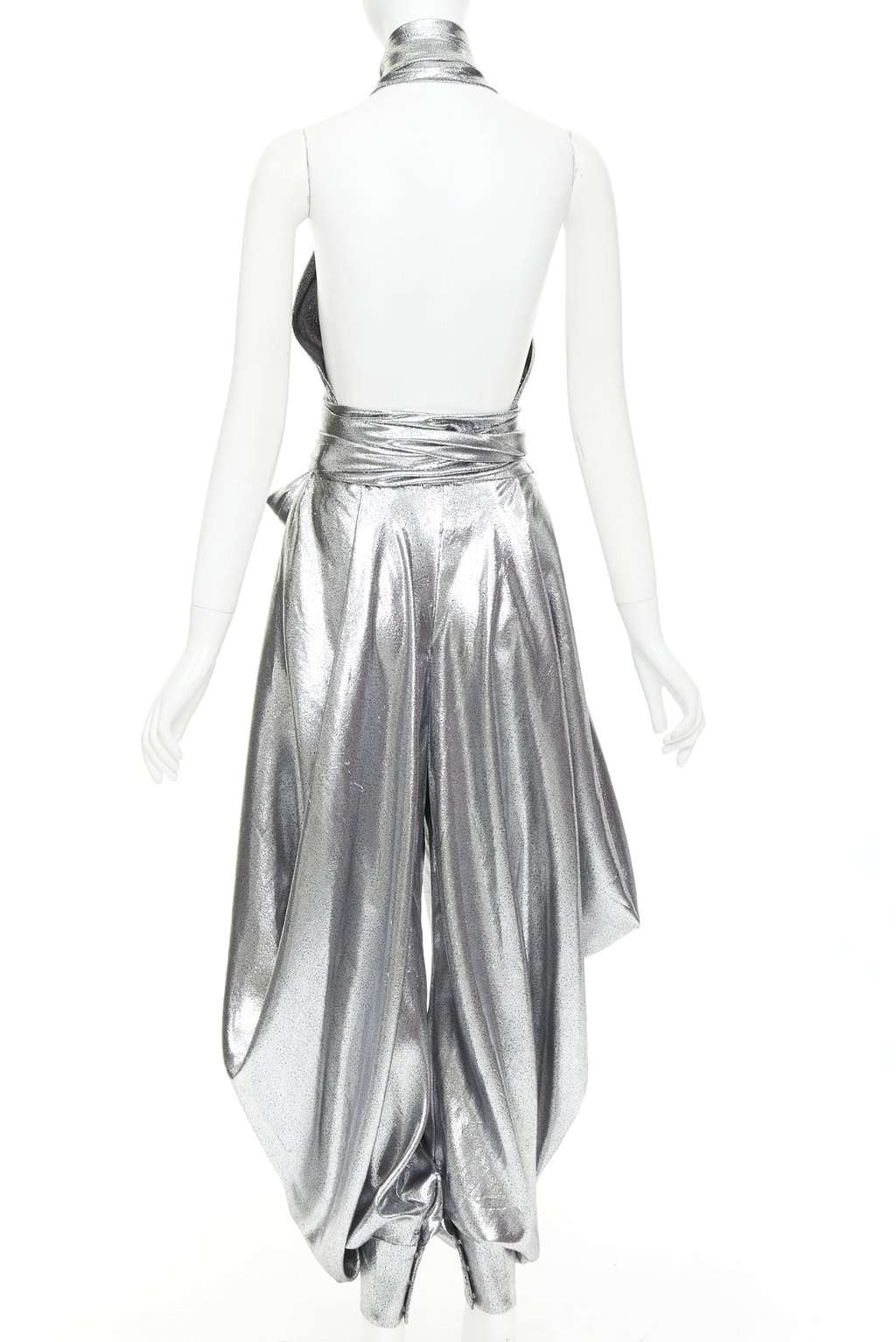 Alexandre Vauthier Silver Jumpsuit Silver Good condition - Model View