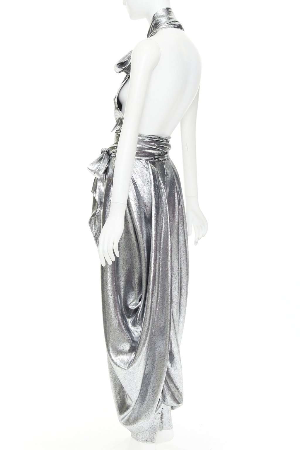 Alexandre Vauthier Silver Jumpsuit Silver Good condition - Box View