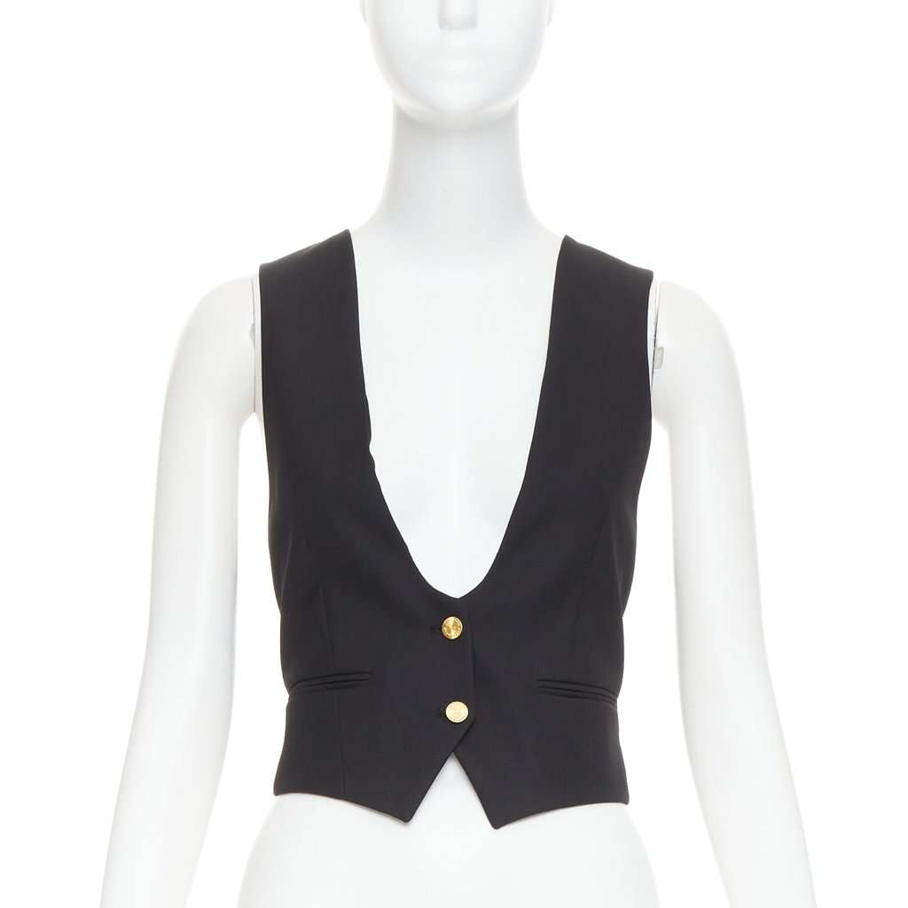 Alexandre Vauthier Black Top Black Very good condition - Front View