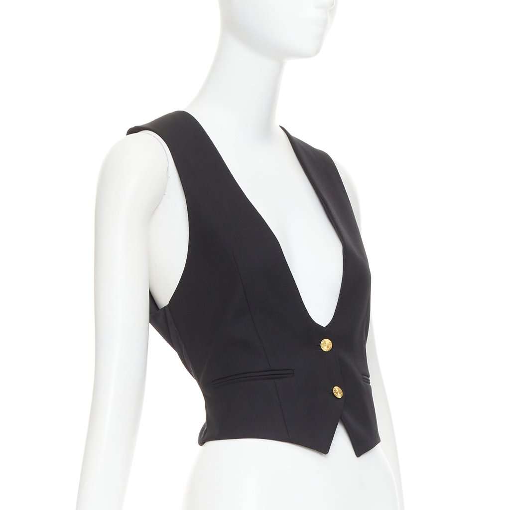 Alexandre Vauthier Black Top Black Very good condition - Inside View