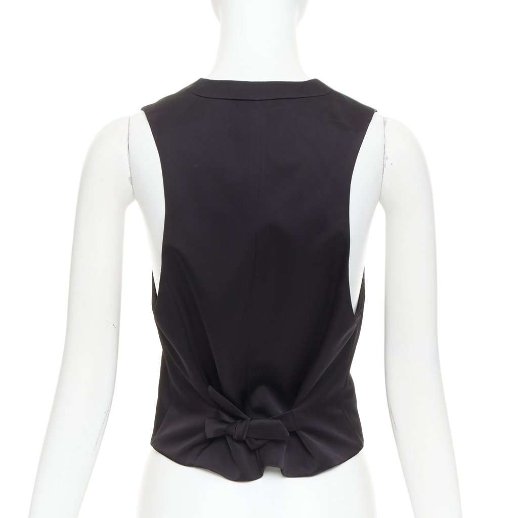 Alexandre Vauthier Black Silk Top Black Silk Very good condition - Box View