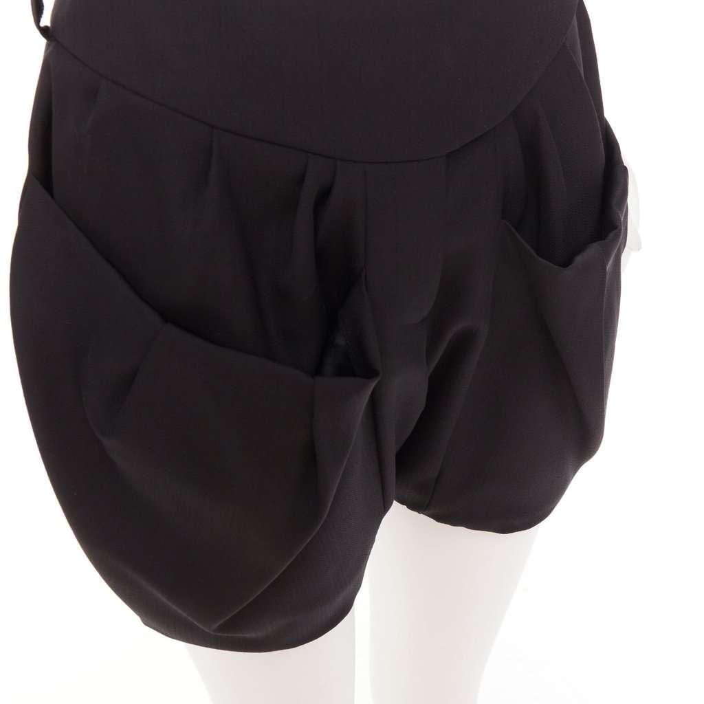 Alexandre Vauthier Black Shorts Black Very good condition - Back View