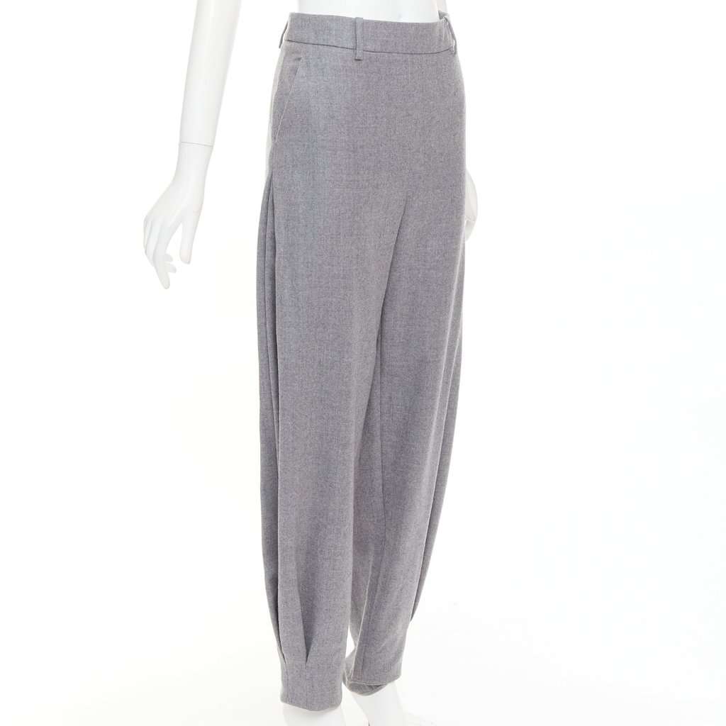 Alexandre Vauthier Grey Wool Trouser Grey Wool Very good condition - Front View