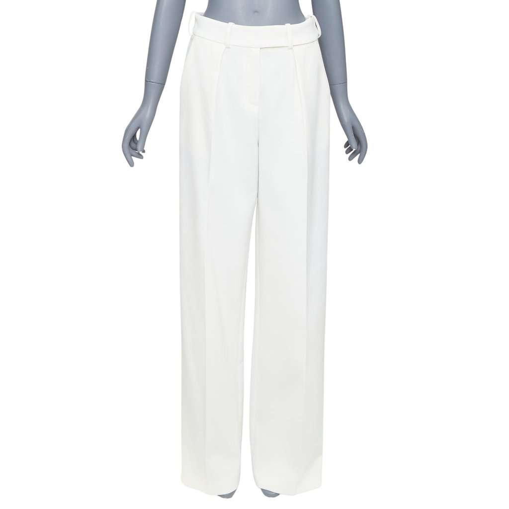 Alexandre Vauthier White Trouser White Fair condition - Front View