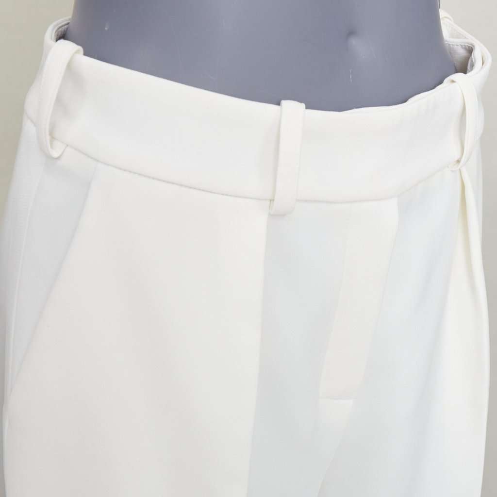 Alexandre Vauthier White Trouser White Fair condition - Back View