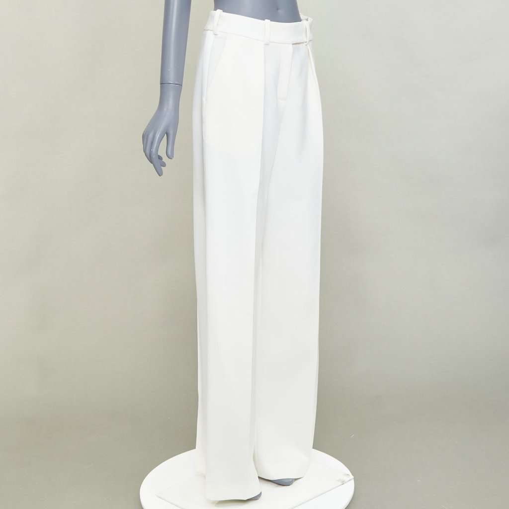 Alexandre Vauthier White Trouser White Fair condition - Inside View