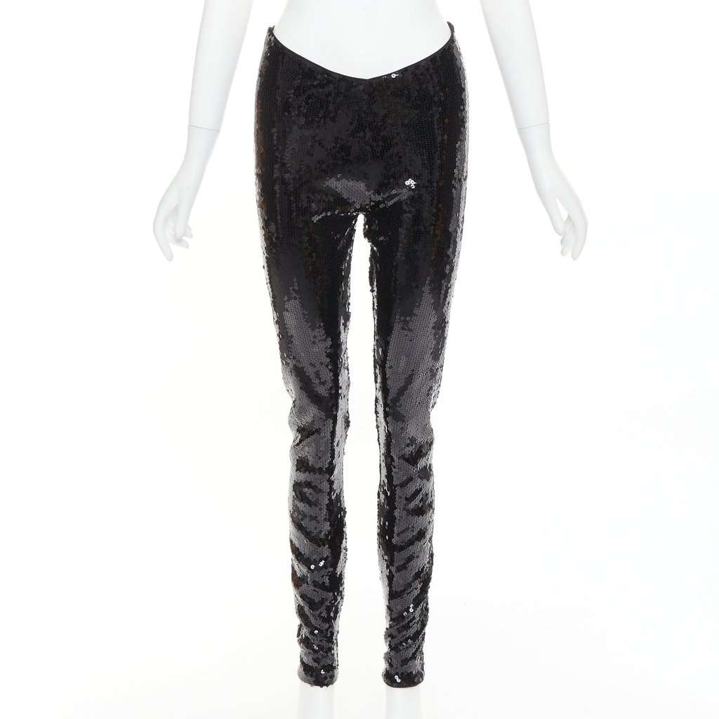 Alexandre Vauthier Black Trouser Black Very good condition - Front View