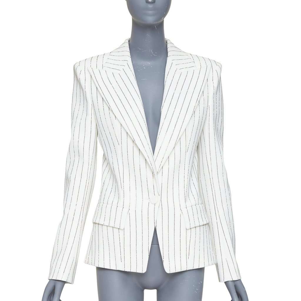 Alexandre Vauthier White Polyester Jacket White Polyester Very good condition - Front View