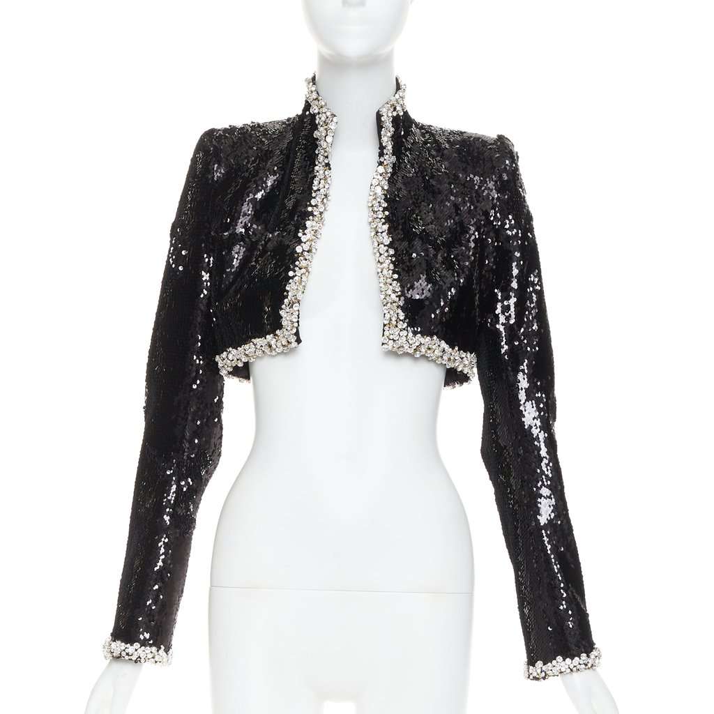 Alexandre Vauthier Black Polyester Jacket Black Polyester Very good condition - Front View