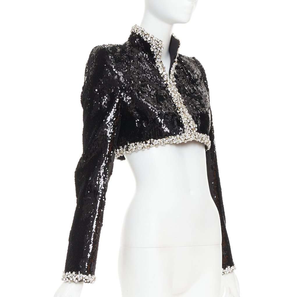 Alexandre Vauthier Black Polyester Jacket Black Polyester Very good condition - Model View