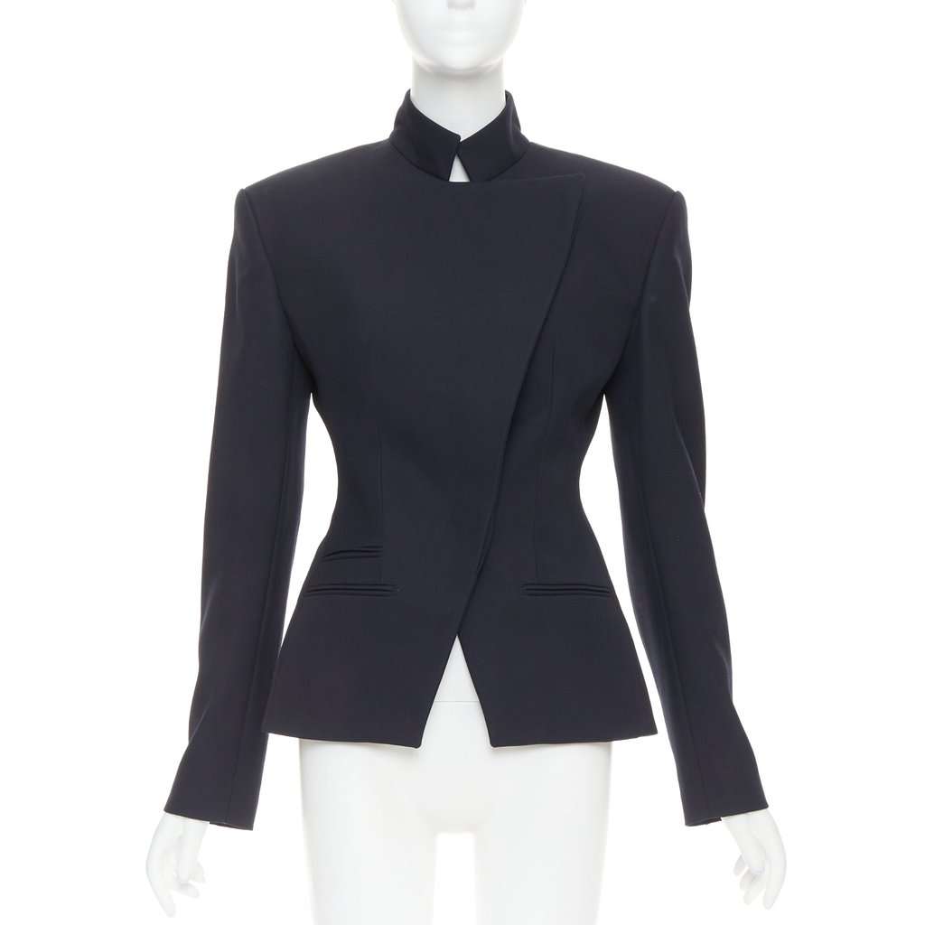 Alexandre Vauthier Navy Wool Jacket Navy Wool Very good condition - Front View