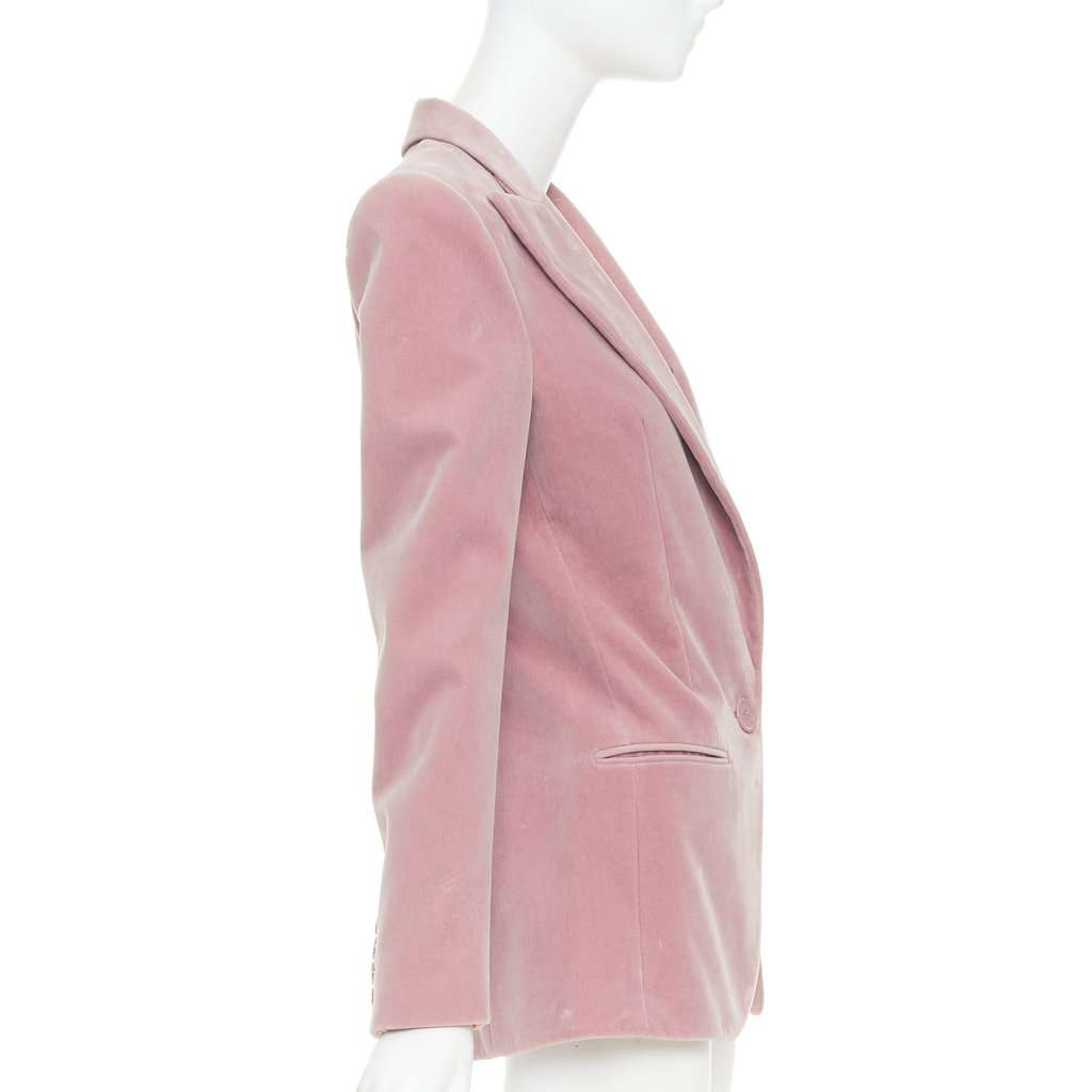 Alexandre Vauthier Pink Velvet Jacket Pink Velvet Good condition - Box View