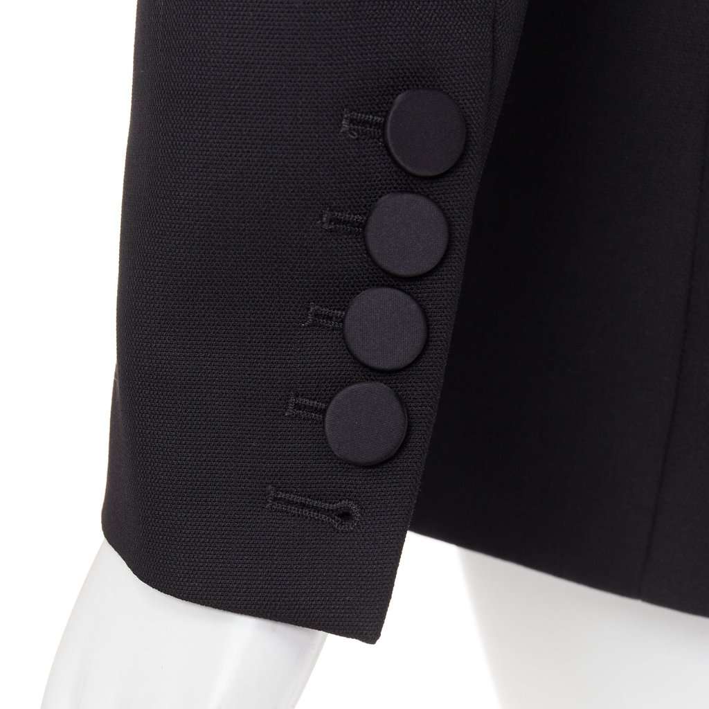 Alexandre Vauthier Black Wool Jacket Black Wool Very good condition - Back View