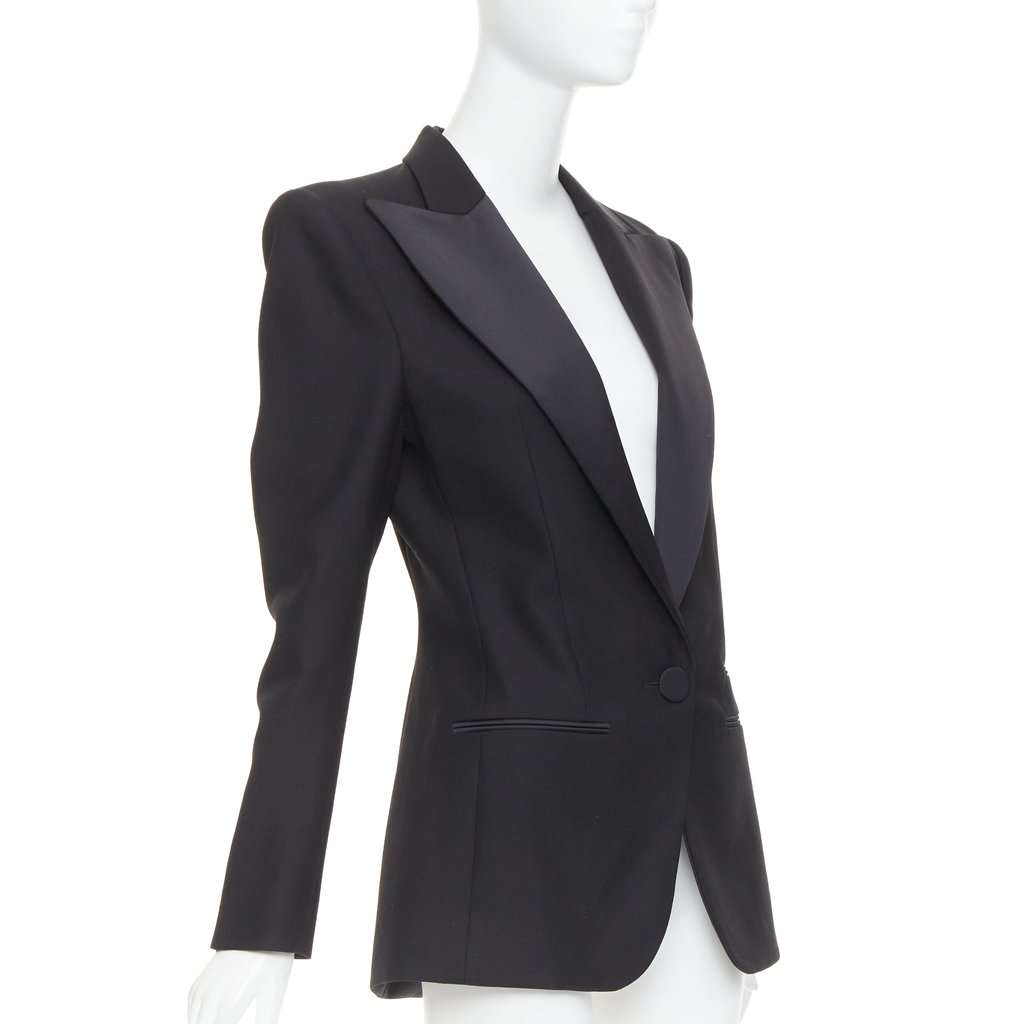 Alexandre Vauthier Black Wool Jacket Black Wool Very good condition - Model View