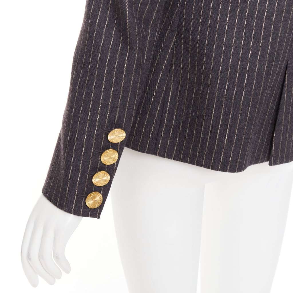 Alexandre Vauthier Grey Wool Jacket Grey Wool Very good condition - Back View