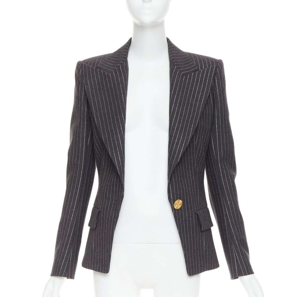 Alexandre Vauthier Grey Wool Jacket Grey Wool Very good condition - Inside View