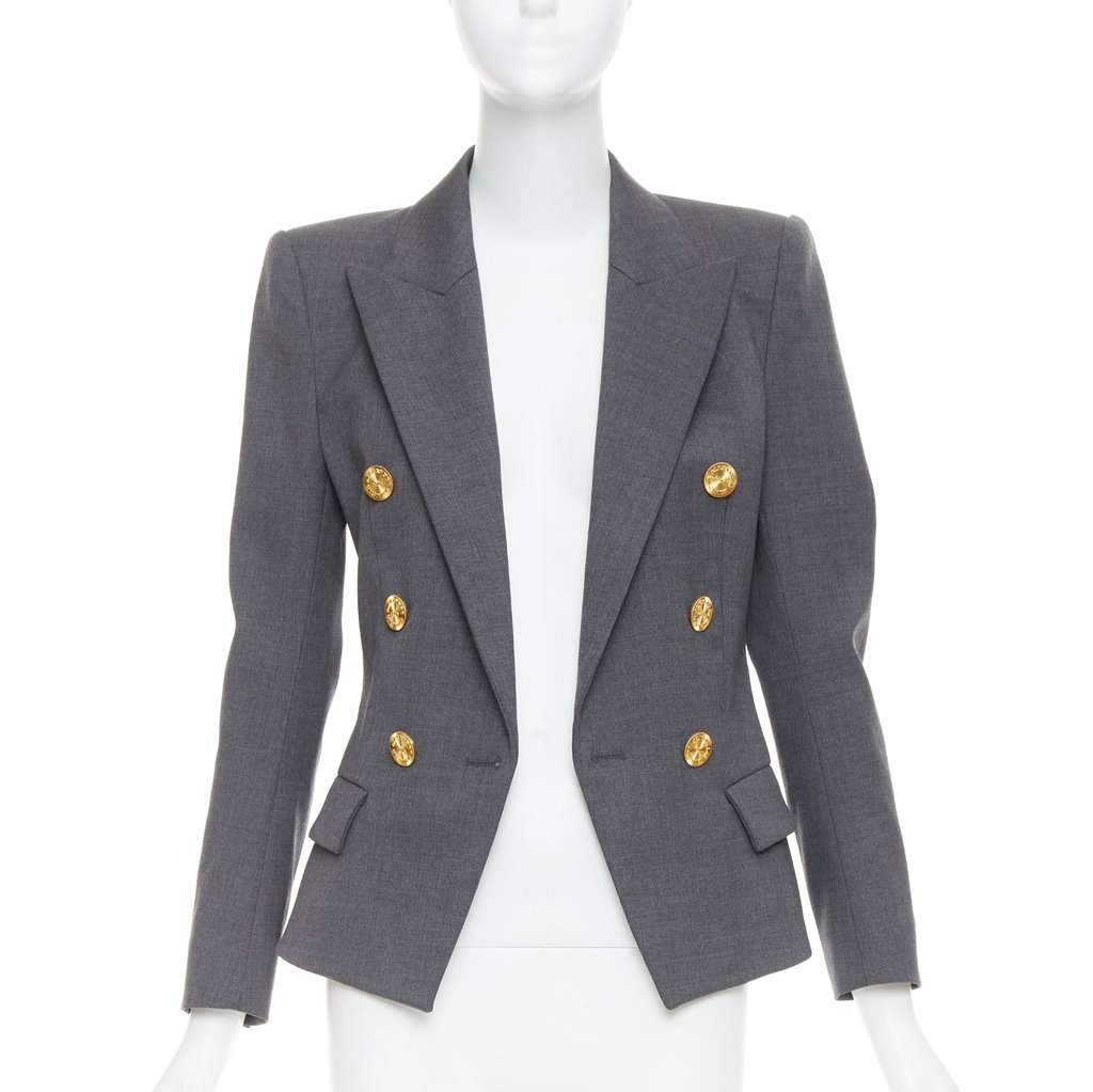 Alexandre Vauthier Grey Wool Jacket Grey Wool Very good condition - Inside View