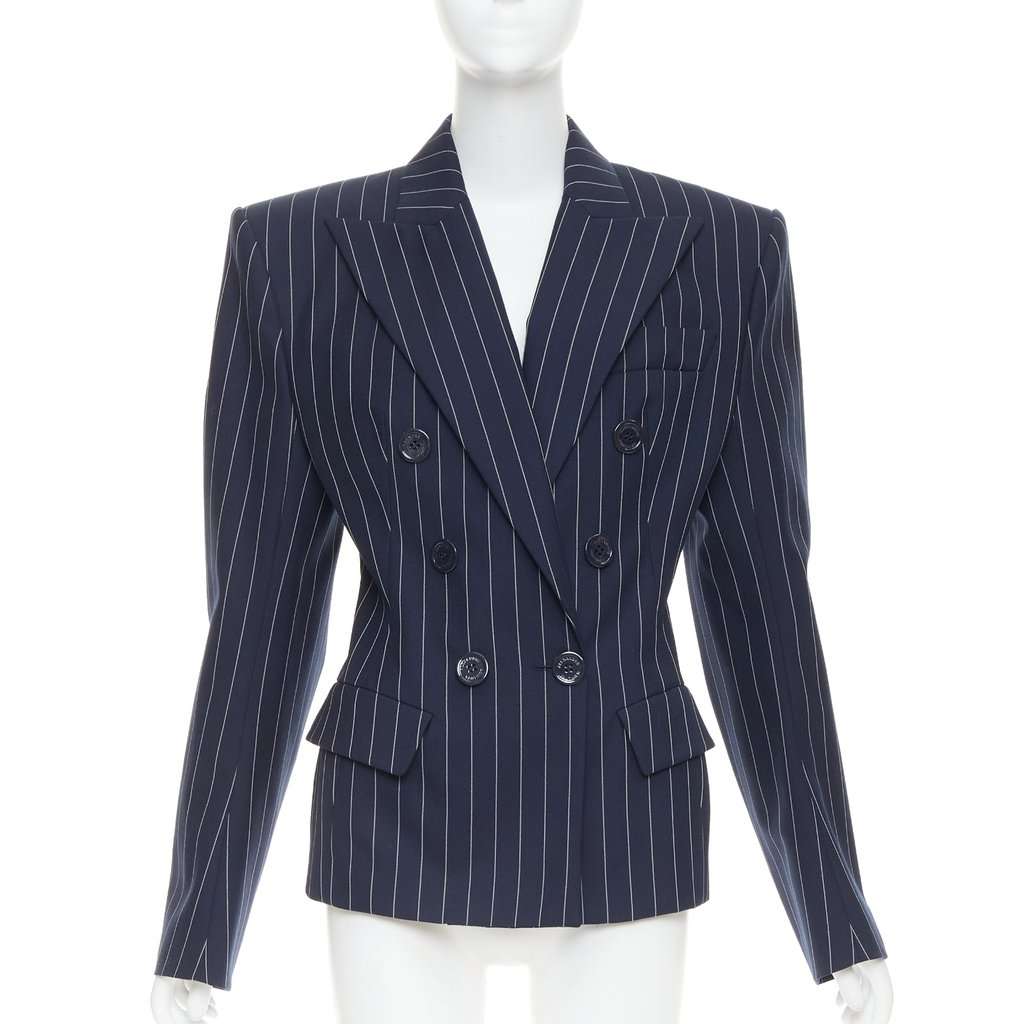 Alexandre Vauthier Navy Wool Jacket Navy Wool Very good condition - Front View