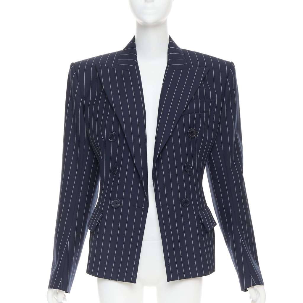 Alexandre Vauthier Navy Wool Jacket Navy Wool Very good condition - Inside View