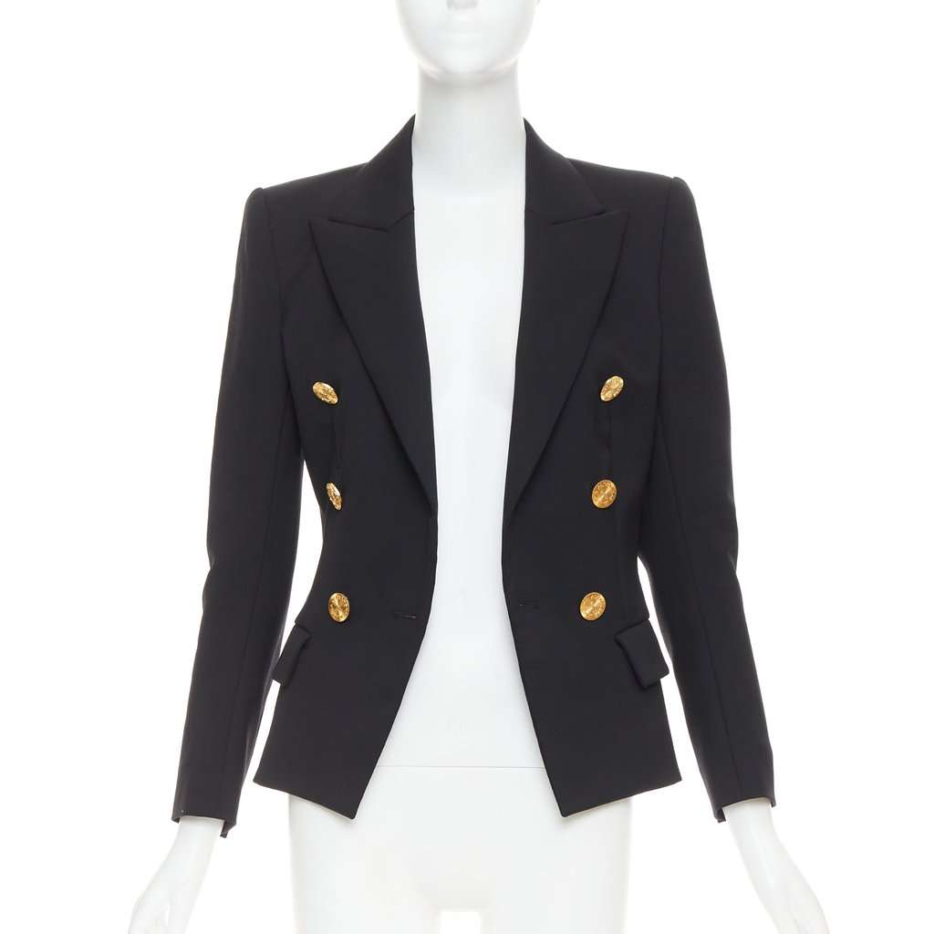 Alexandre Vauthier Black Wool Jacket Black Wool Very good condition - Inside View