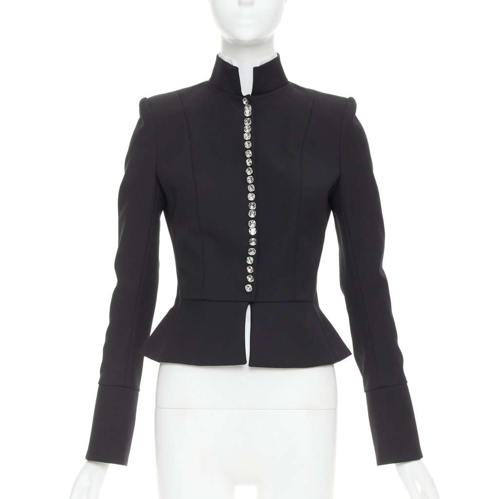 Alexandre Vauthier Black Wool Jacket Black Wool Good condition - Front View