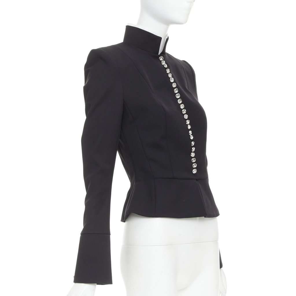 Alexandre Vauthier Black Wool Jacket Black Wool Good condition - Model View