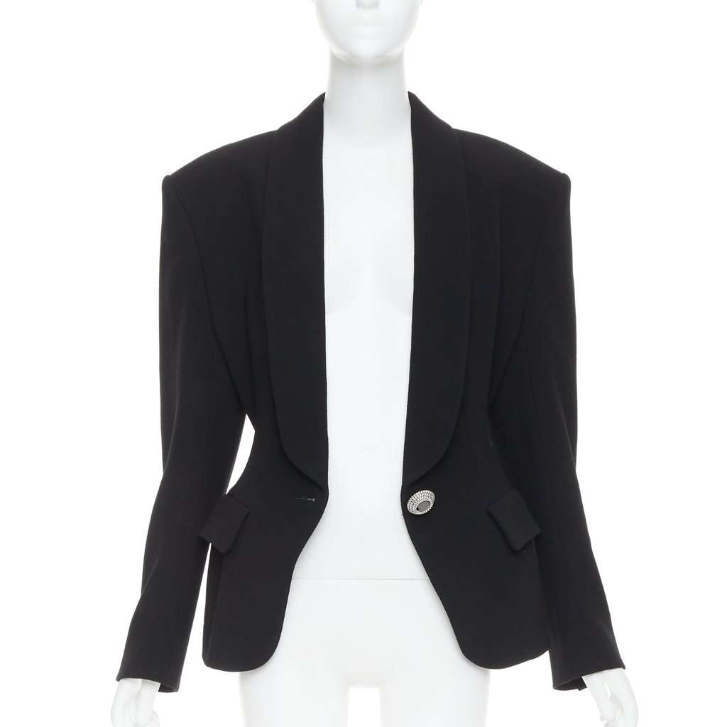 Alexandre Vauthier Black Wool Jacket Black Wool Very good condition - Inside View