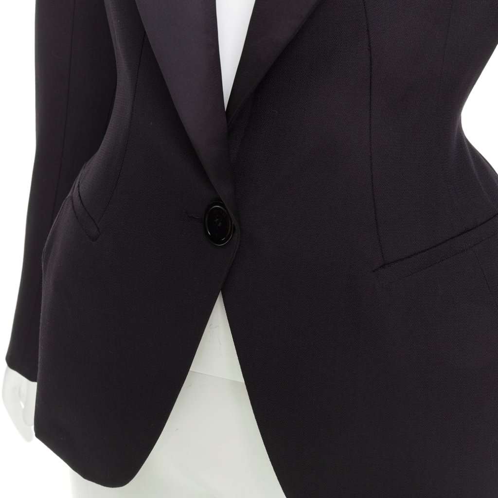 Alexandre Vauthier Black Wool Jacket Black Wool Very good condition - Back View