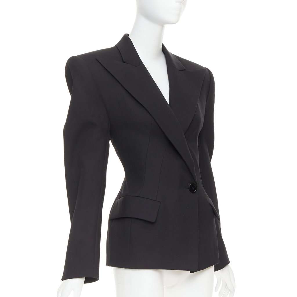 Alexandre Vauthier Black Polyester Jacket Black Polyester Very good condition - Model View