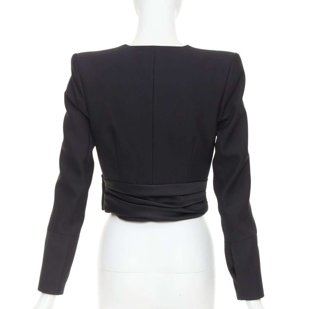 Alexandre Vauthier Black Wool Jacket Black Wool Very good condition - Box View