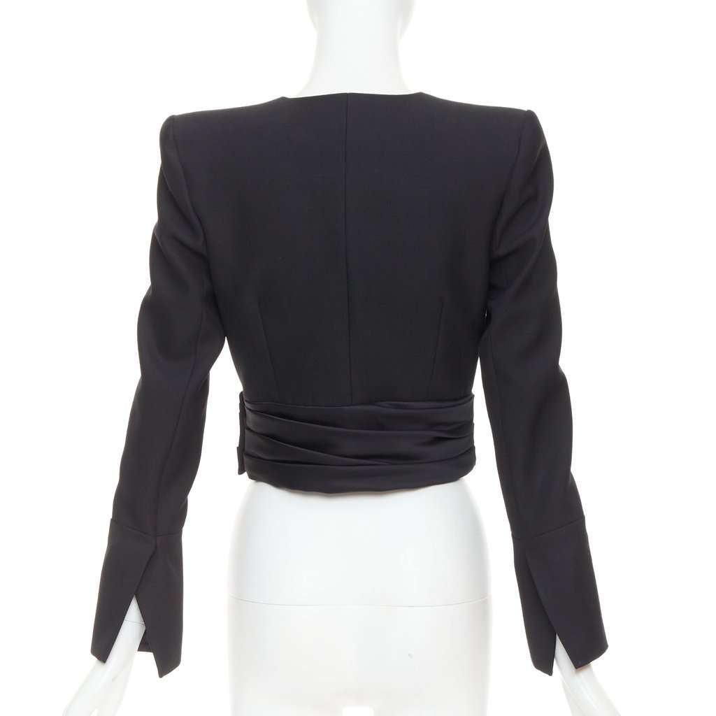Alexandre Vauthier Black Wool Jacket Black Wool Very good condition - Box View