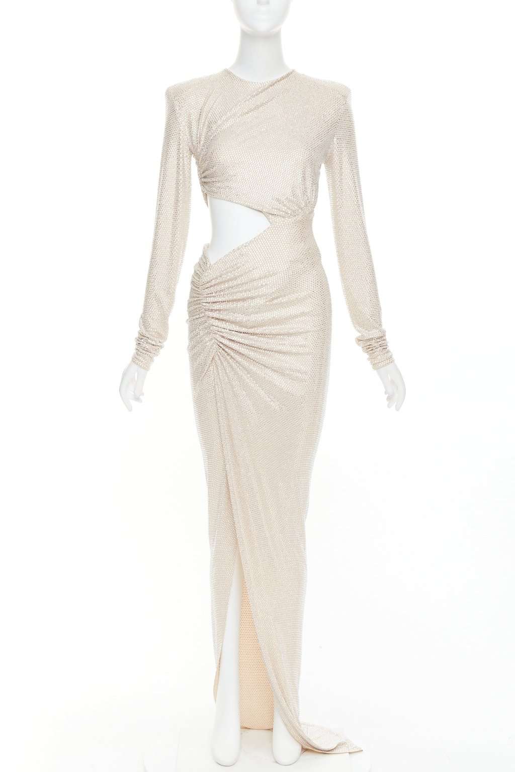 Alexandre Vauthier Beige Viscose Dress Beige Viscose Very good condition - Front View