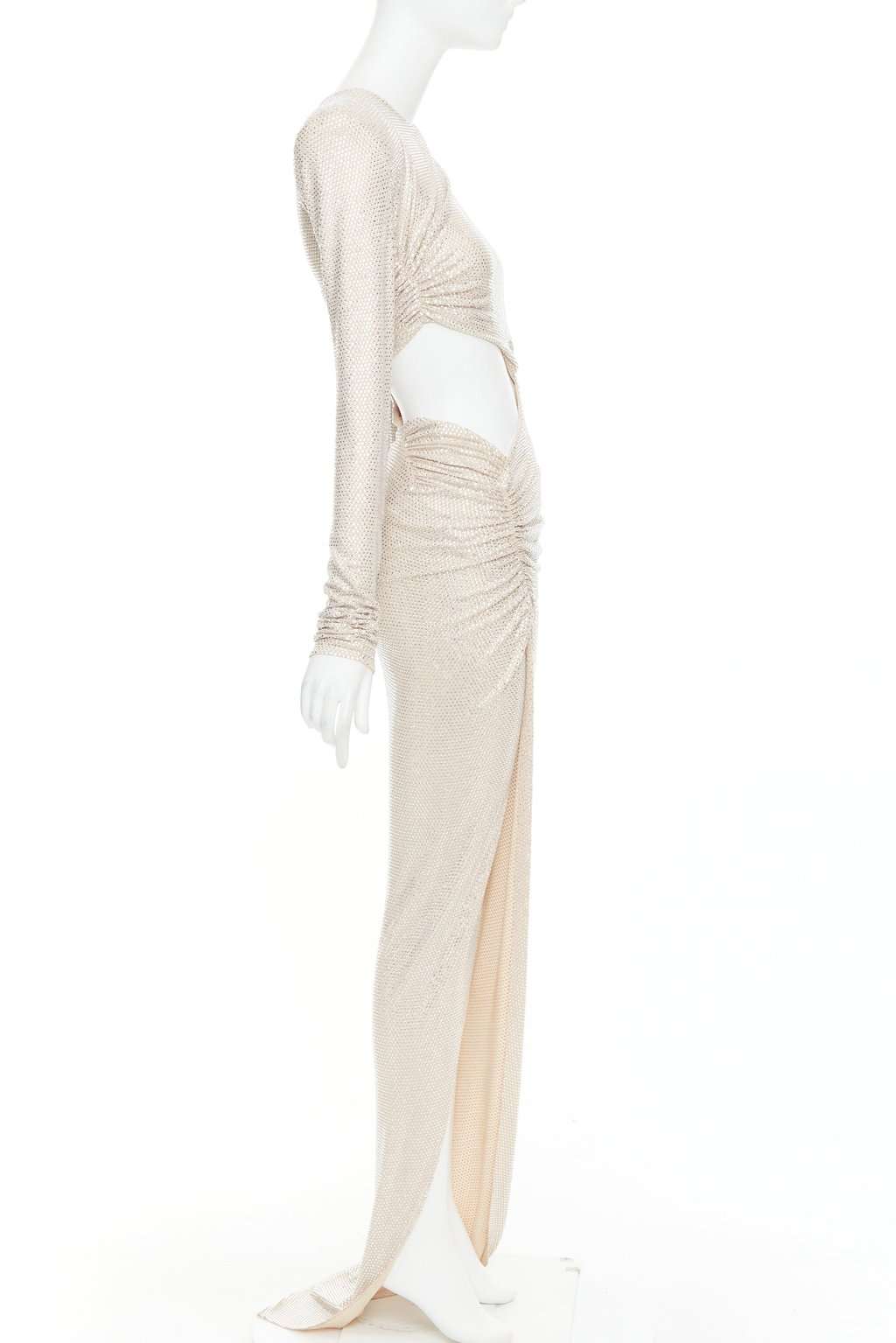 Alexandre Vauthier Beige Viscose Dress Beige Viscose Very good condition - Model View