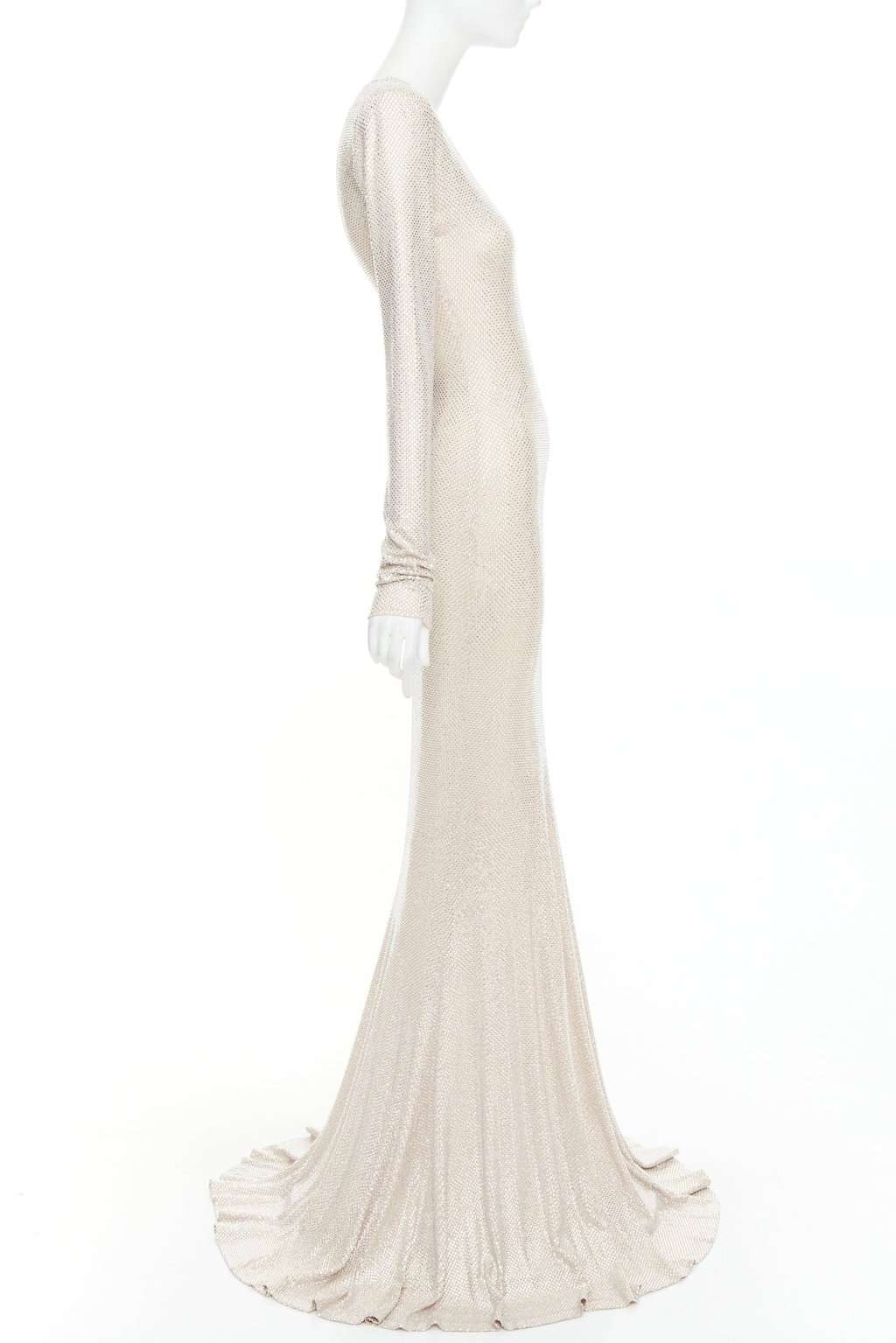 Alexandre Vauthier Beige Viscose Dress Beige Viscose Very good condition - Model View