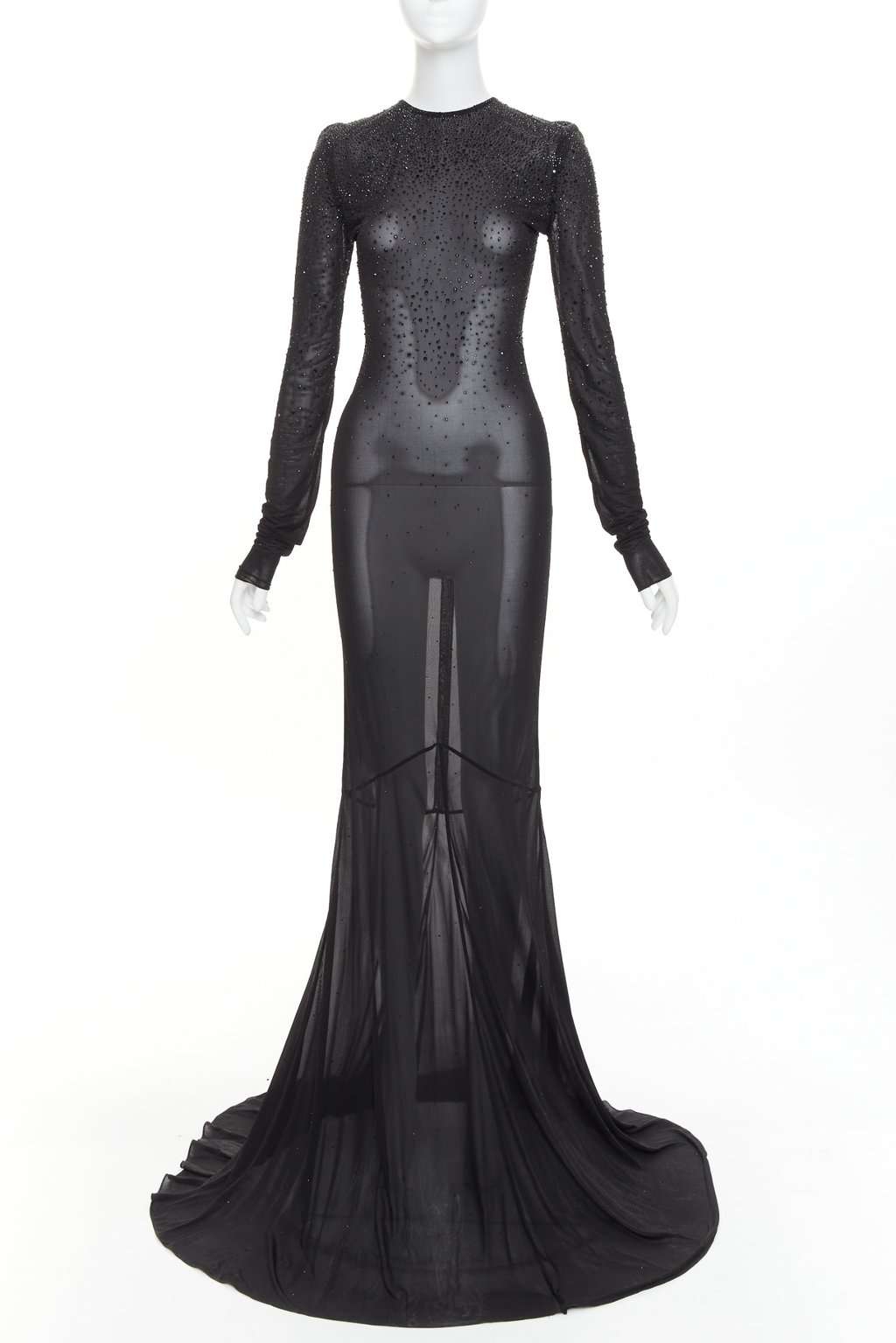 Alexandre Vauthier Black Viscose Dress Black Viscose Good condition - Front View