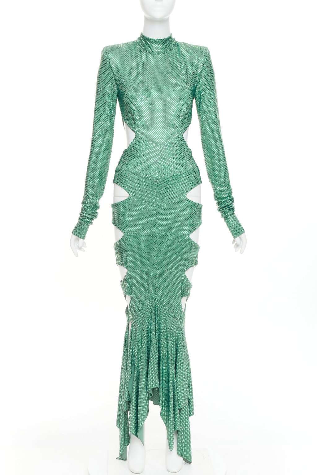 Alexandre Vauthier Green Dress Green Very good condition - Inside View