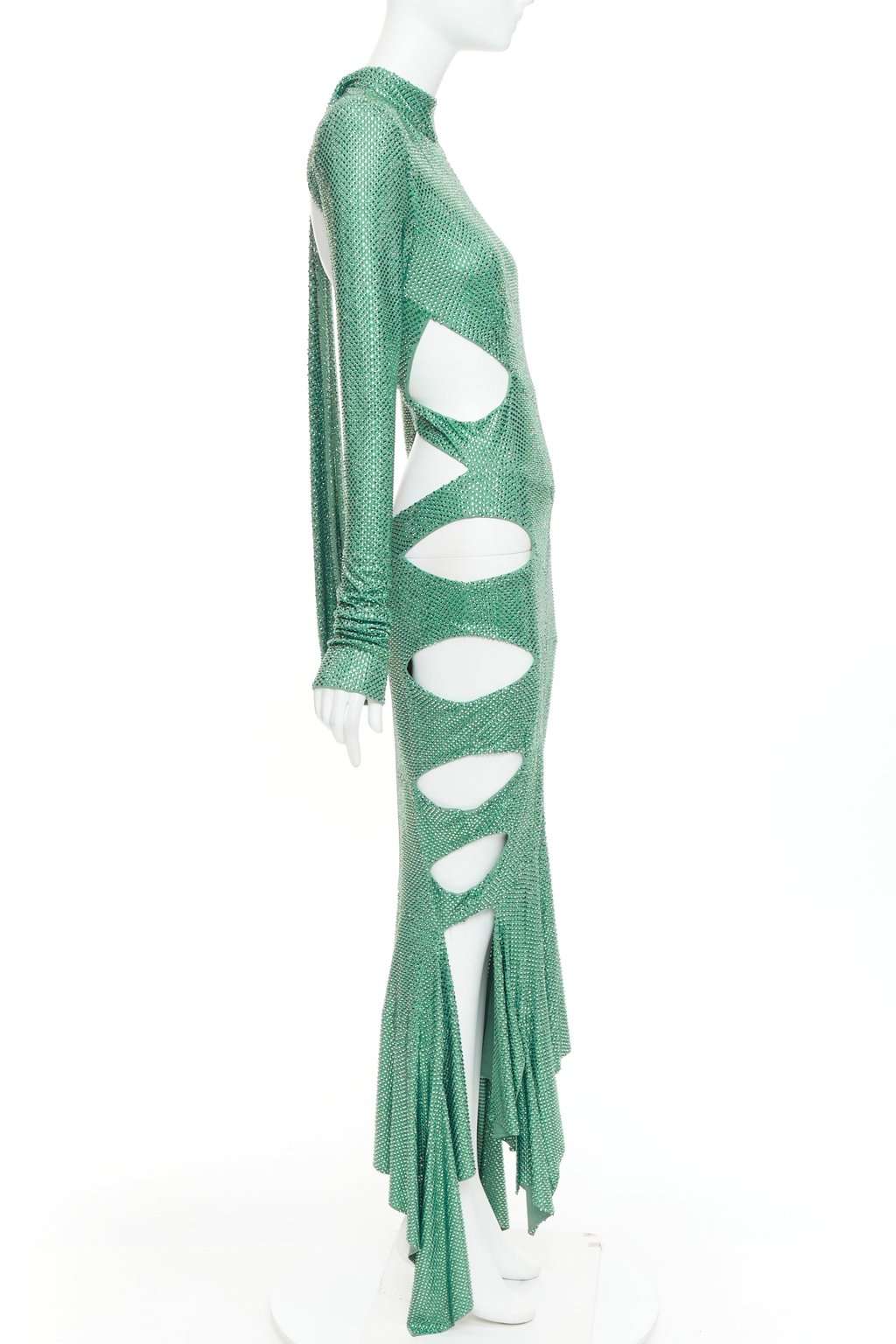 Alexandre Vauthier Green Dress Green Very good condition - Model View
