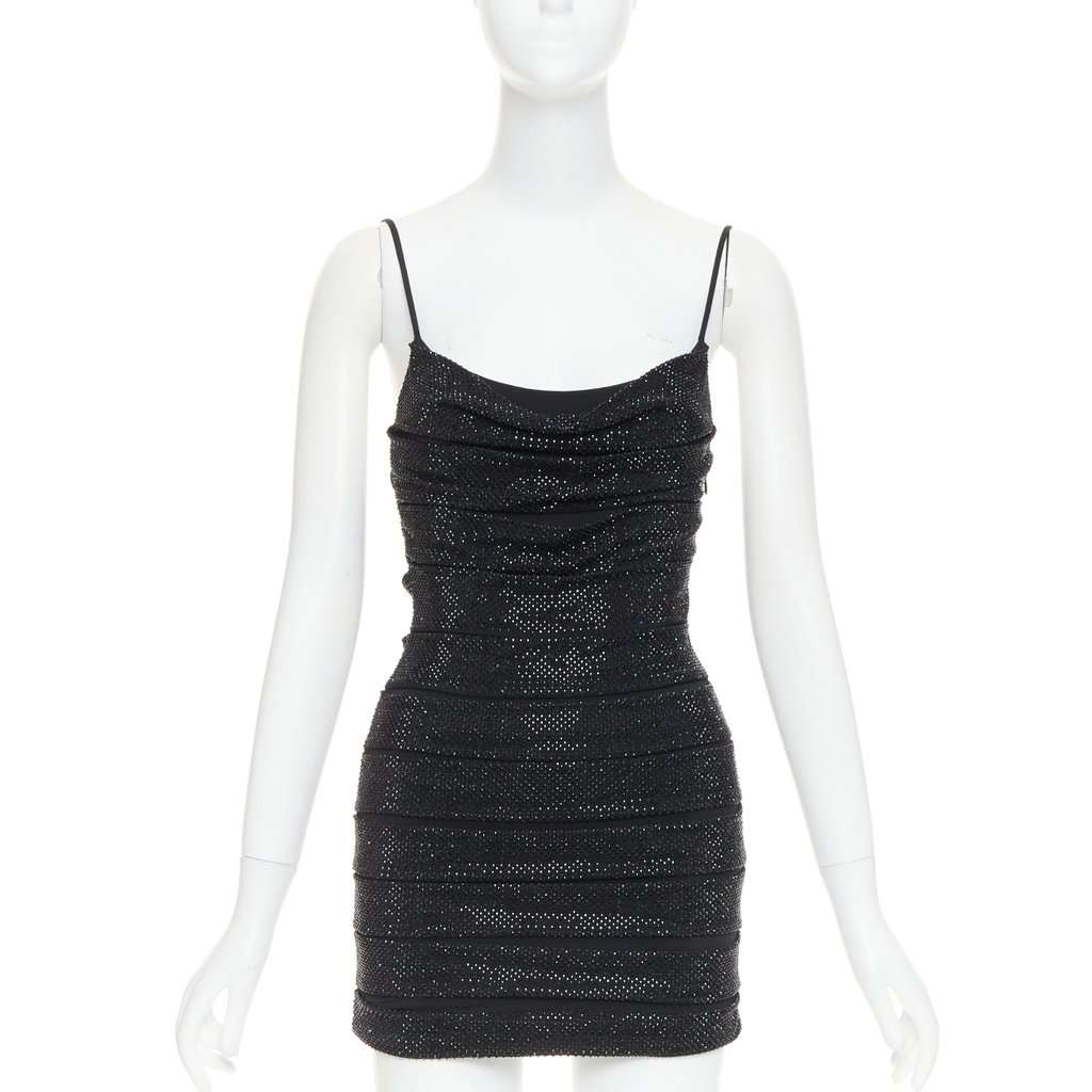 Alexandre Vauthier Black Viscose Dress Black Viscose Fair condition - Front View