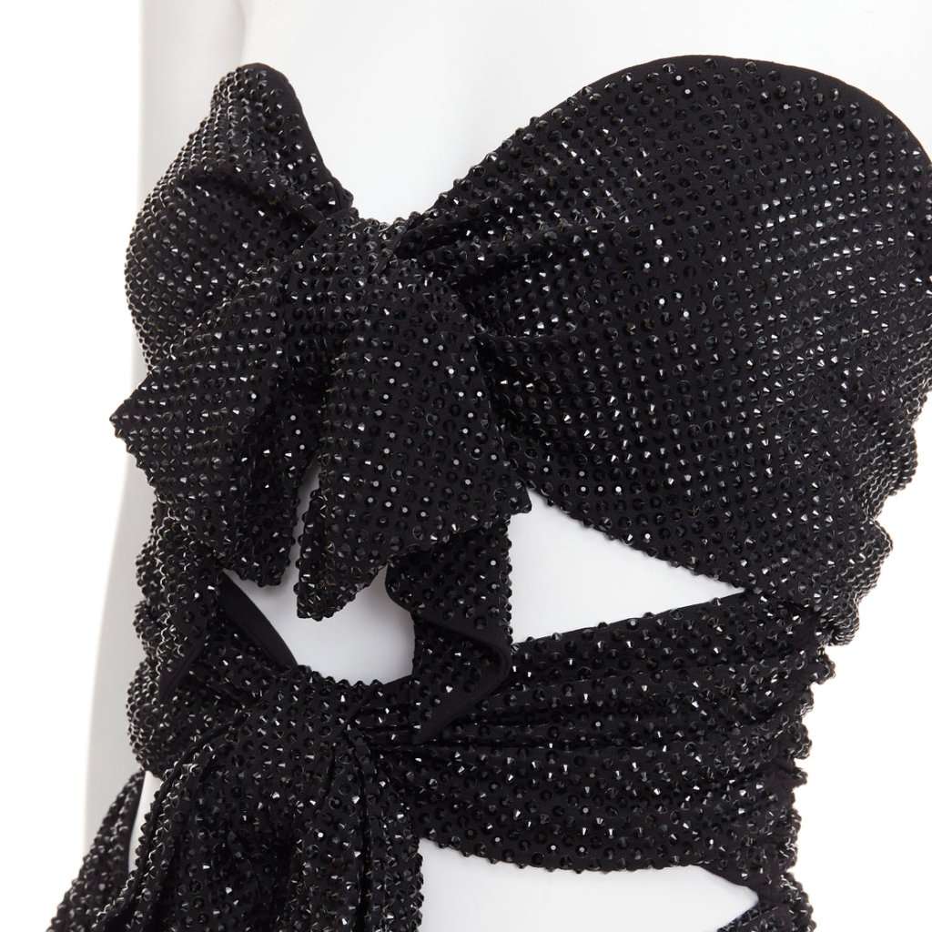 Alexandre Vauthier Black Viscose Dress Black Viscose Very good condition - Back View