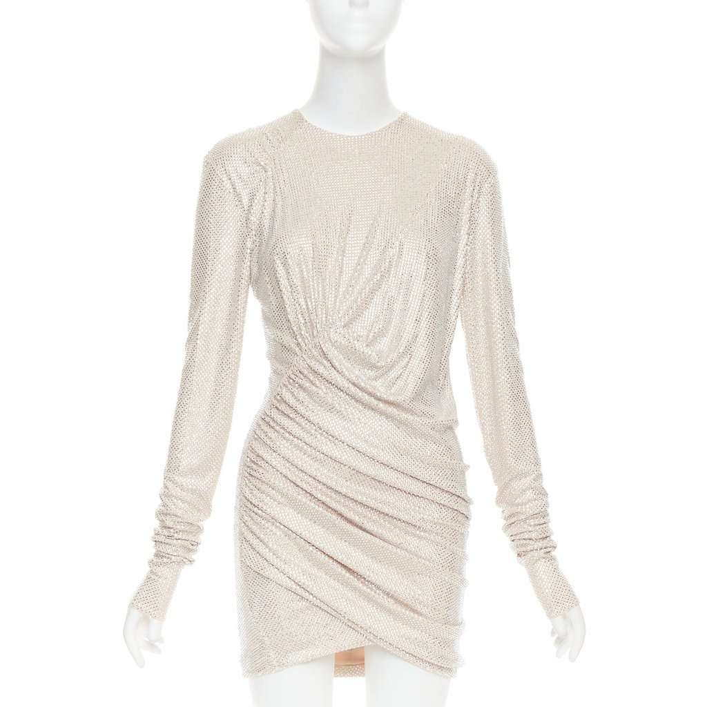 Alexandre Vauthier Beige Viscose Dress Beige Viscose Very good condition - Front View