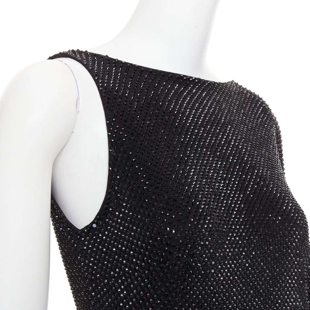 Alexandre Vauthier Black Polyester Dress Black Polyester Very good condition - Back View