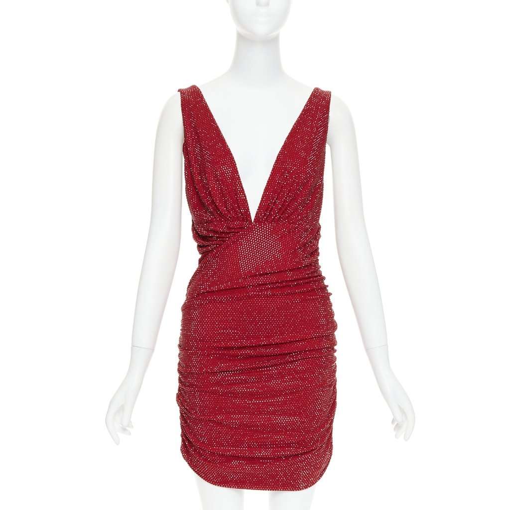 Alexandre Vauthier Red Viscose Dress Red Viscose Never worn, with tag - Front View
