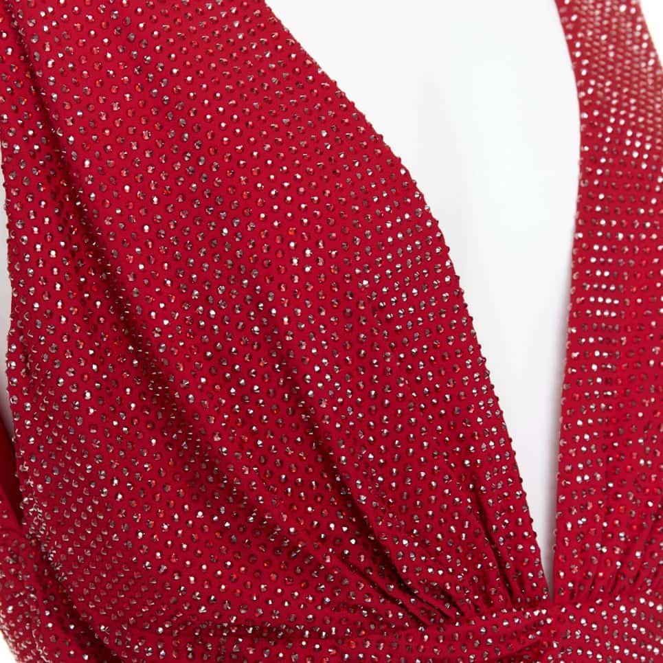 Alexandre Vauthier Red Viscose Dress Red Viscose Never worn, with tag - Back View