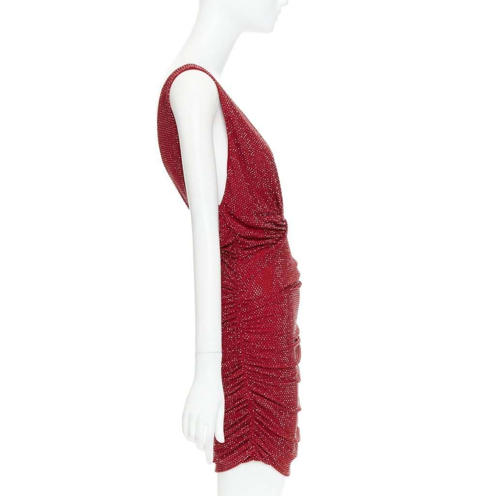 Alexandre Vauthier Red Viscose Dress Red Viscose Never worn, with tag - Model View