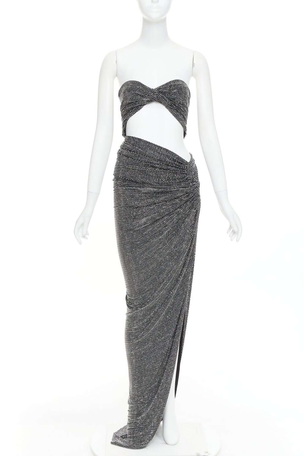 Alexandre Vauthier Silver Viscose Dress Silver Viscose Very good condition - Front View