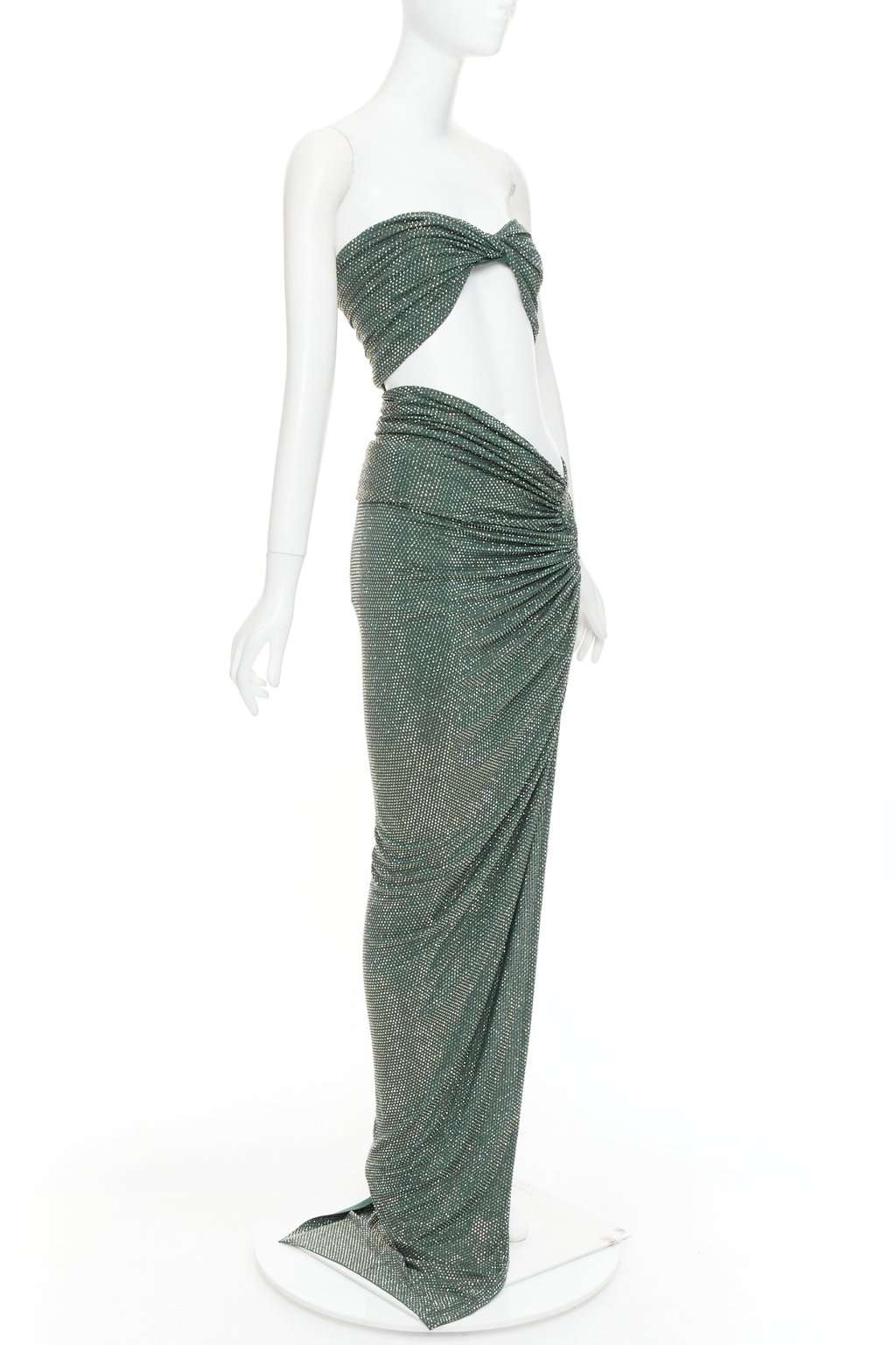 Alexandre Vauthier Green Dress Green Very good condition - Inside View