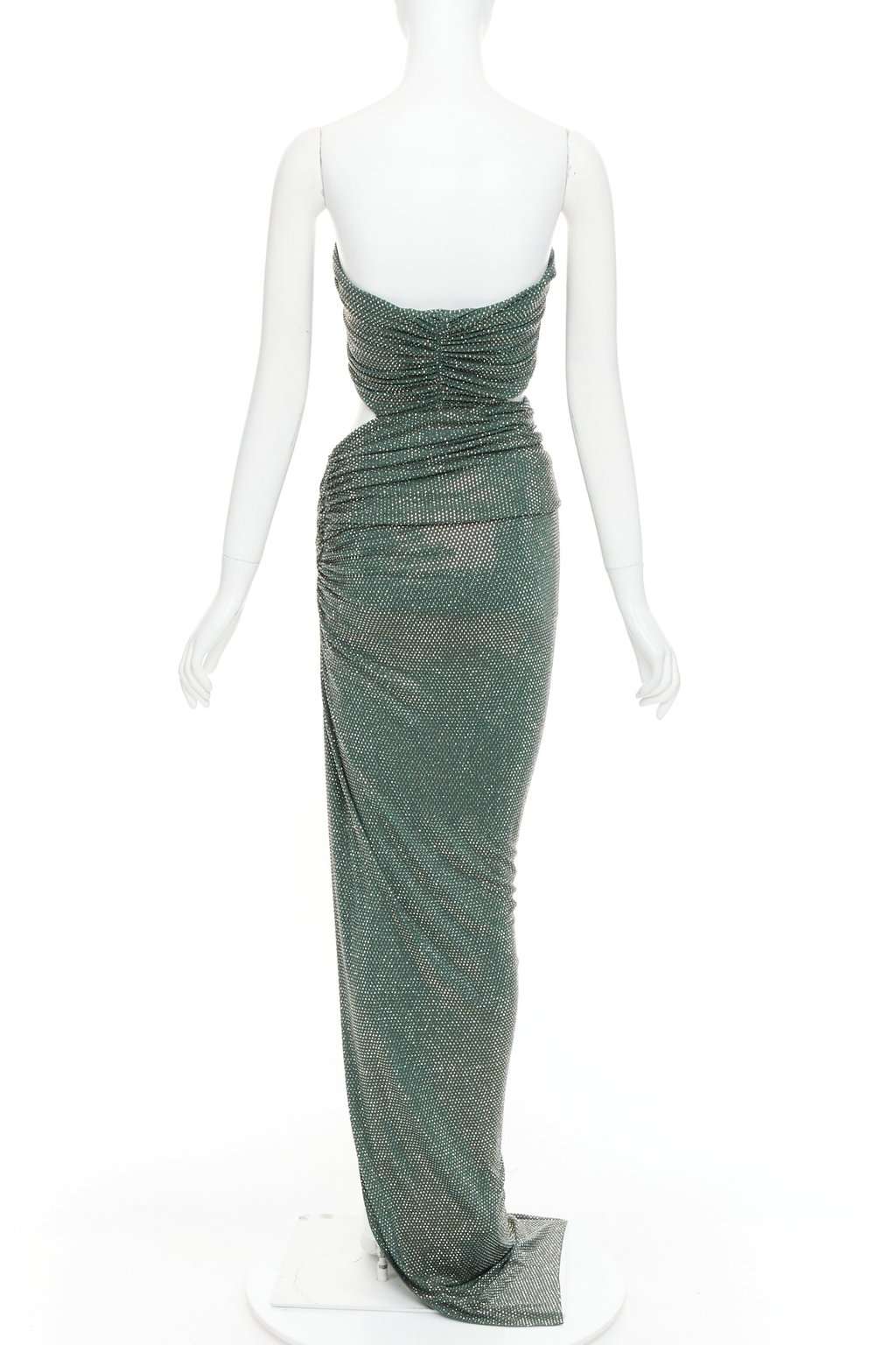 Alexandre Vauthier Green Dress Green Very good condition - Box View