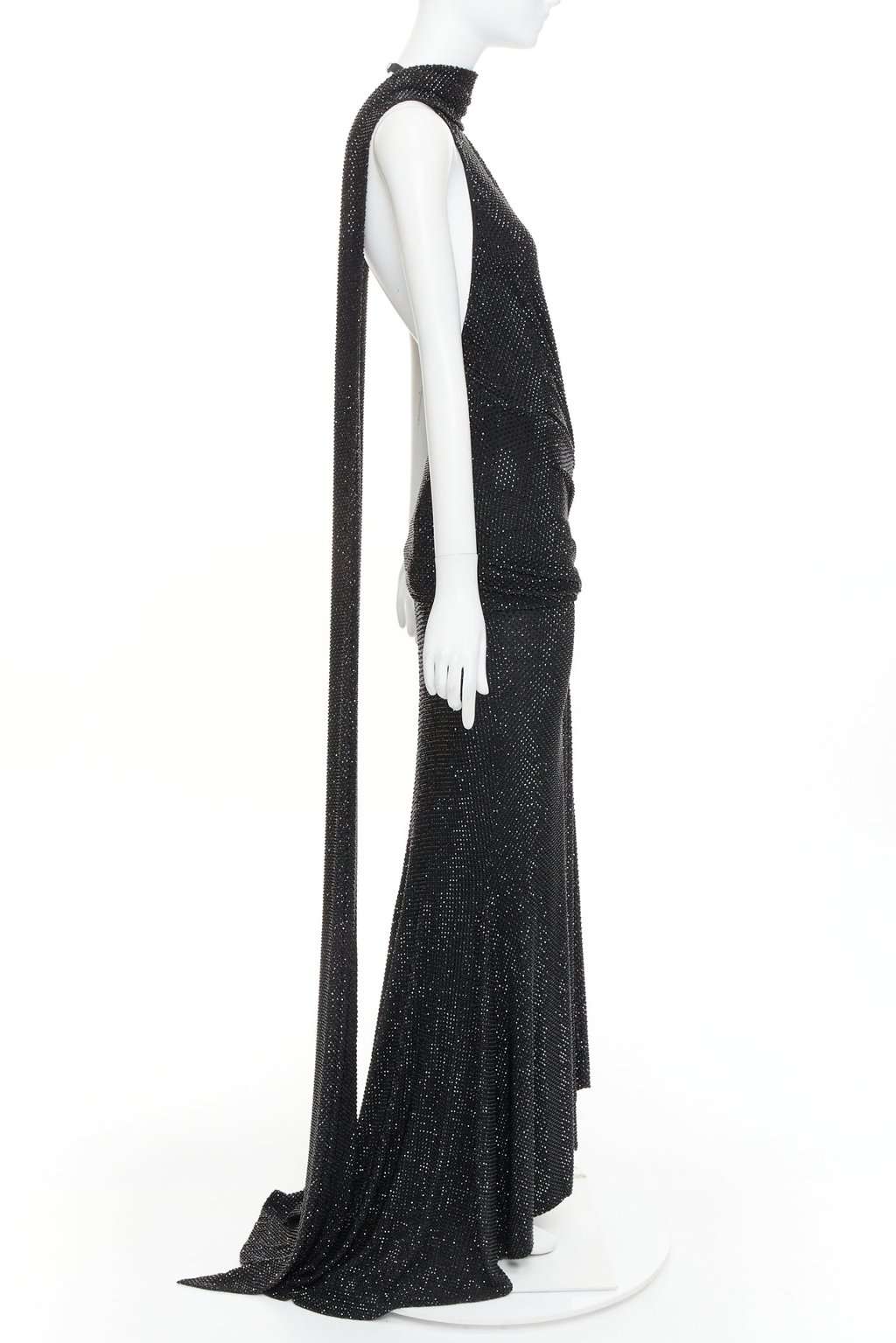 Alexandre Vauthier Black Dress Black Very good condition - Model View