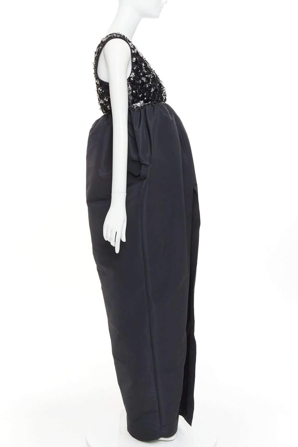 Alexandre Vauthier Black Silk Dress Black Silk Very good condition - Model View